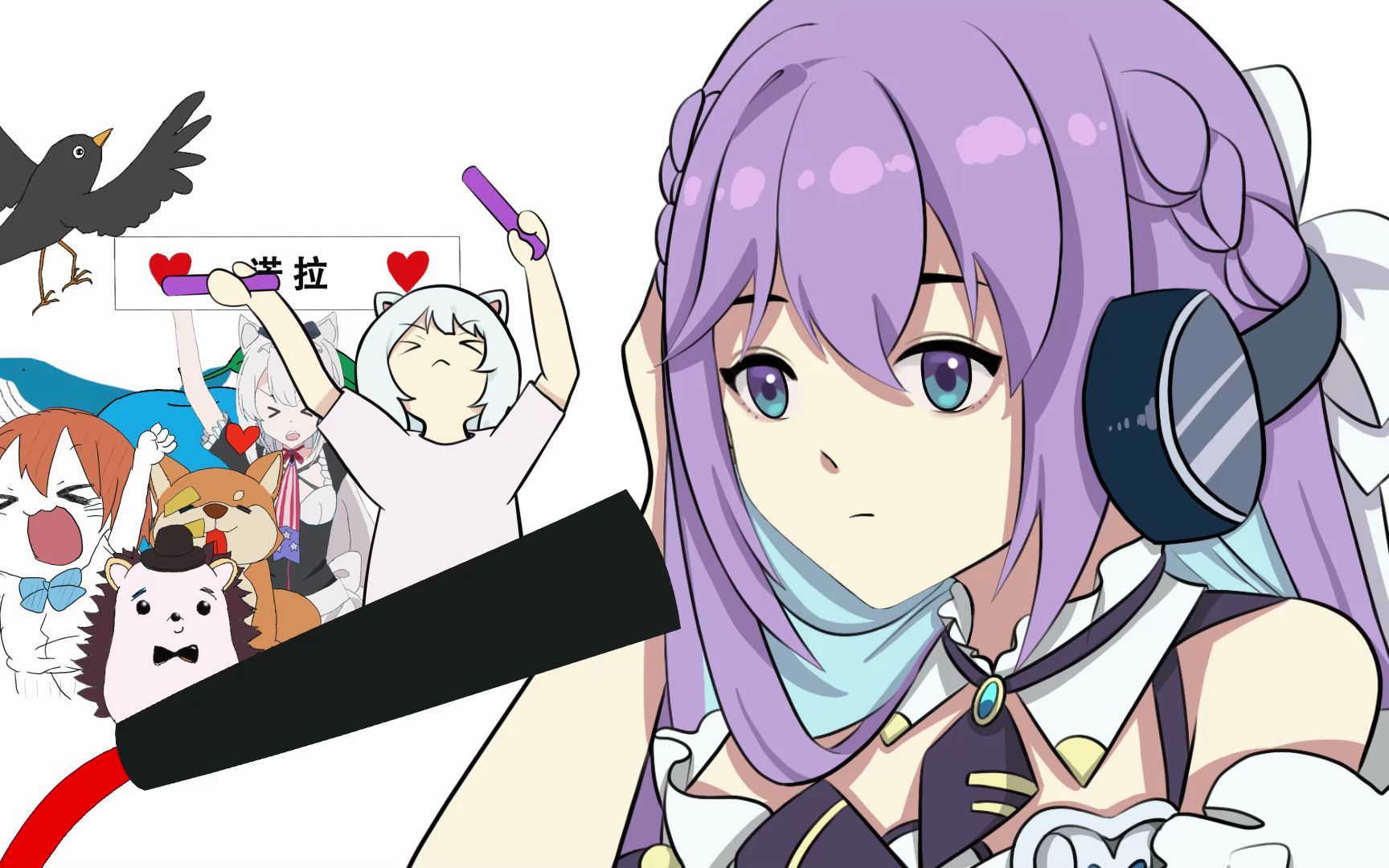 【贺诺拉拾万粉丝】诺拉只是在唱歌而已_哔哩哔哩_bilibili
