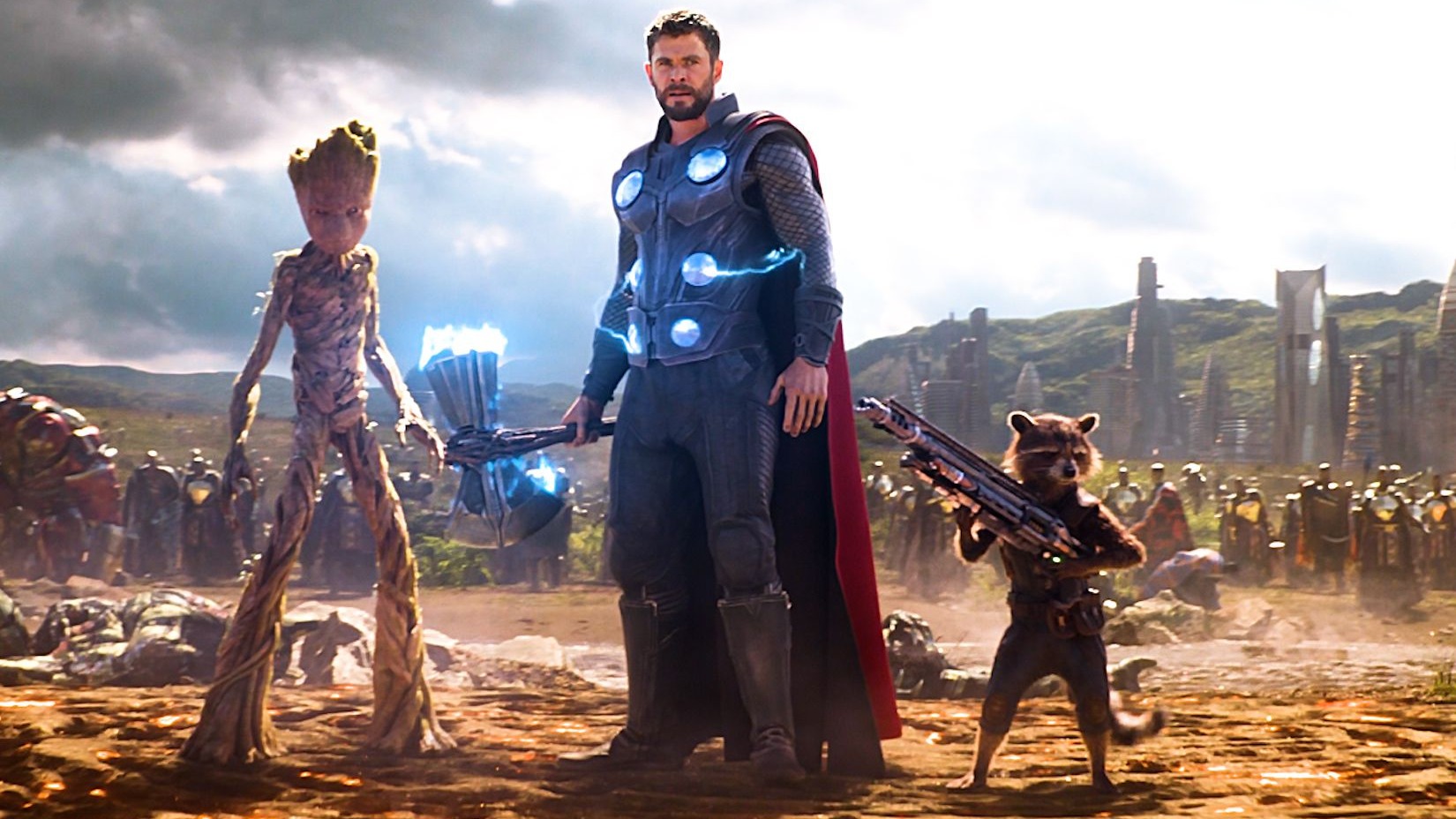 漫威名场面系列5,雷神暴风战斧降临瓦坎达!这一斧直接封神