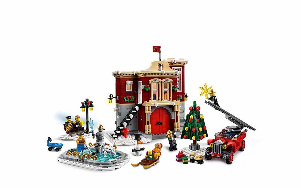 乐高 lego 10263 创意百变高手 冬季村庄消防局 拼搭搬砖视频