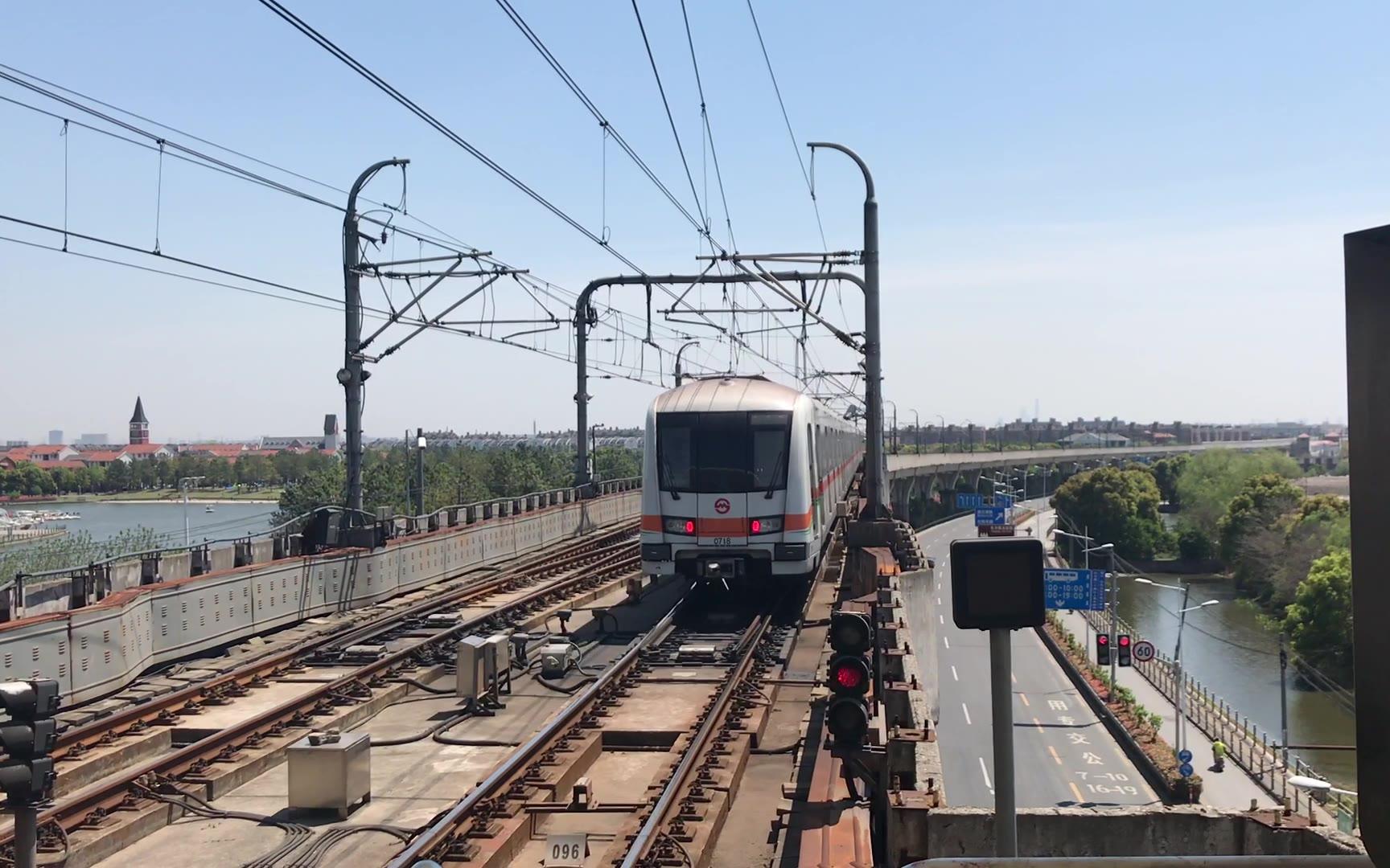 【上海地铁】7号线7a01型列车出美兰湖站