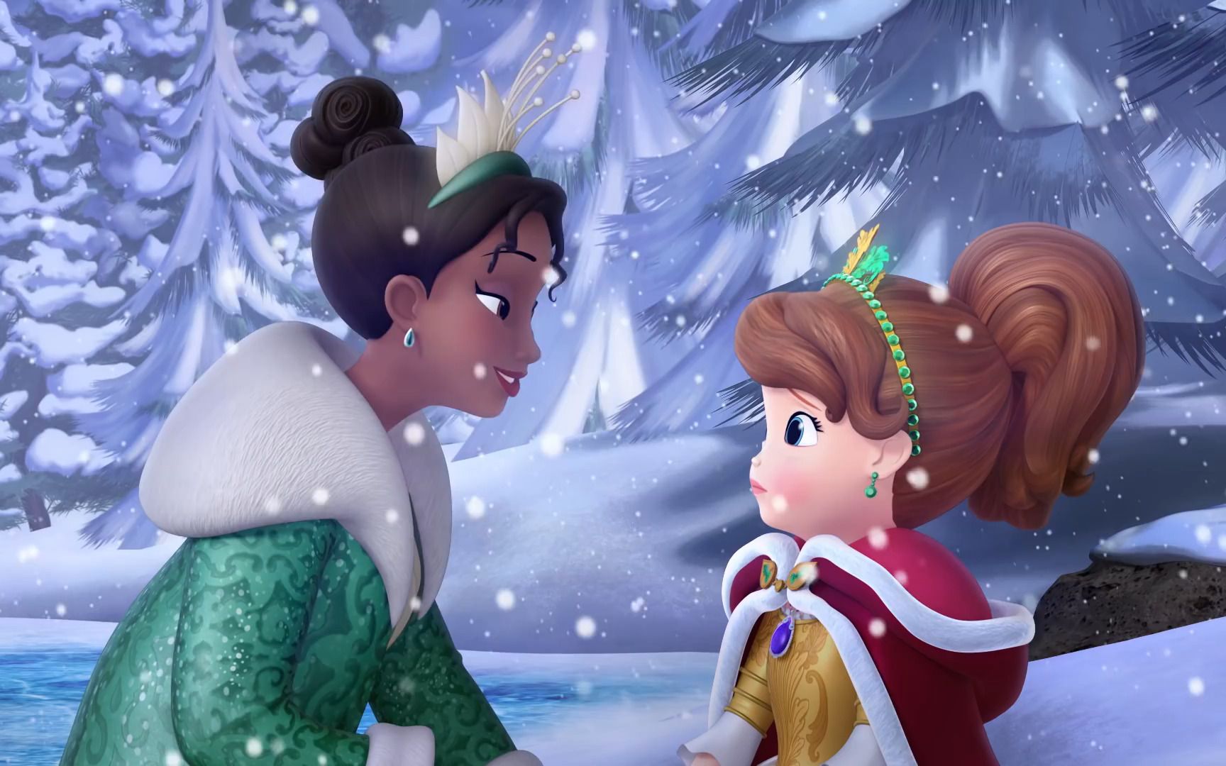 [图]【Sofia the First 小公主苏菲亚 S2 第二季】Winter's Gift - From the Heart ft. Tiana