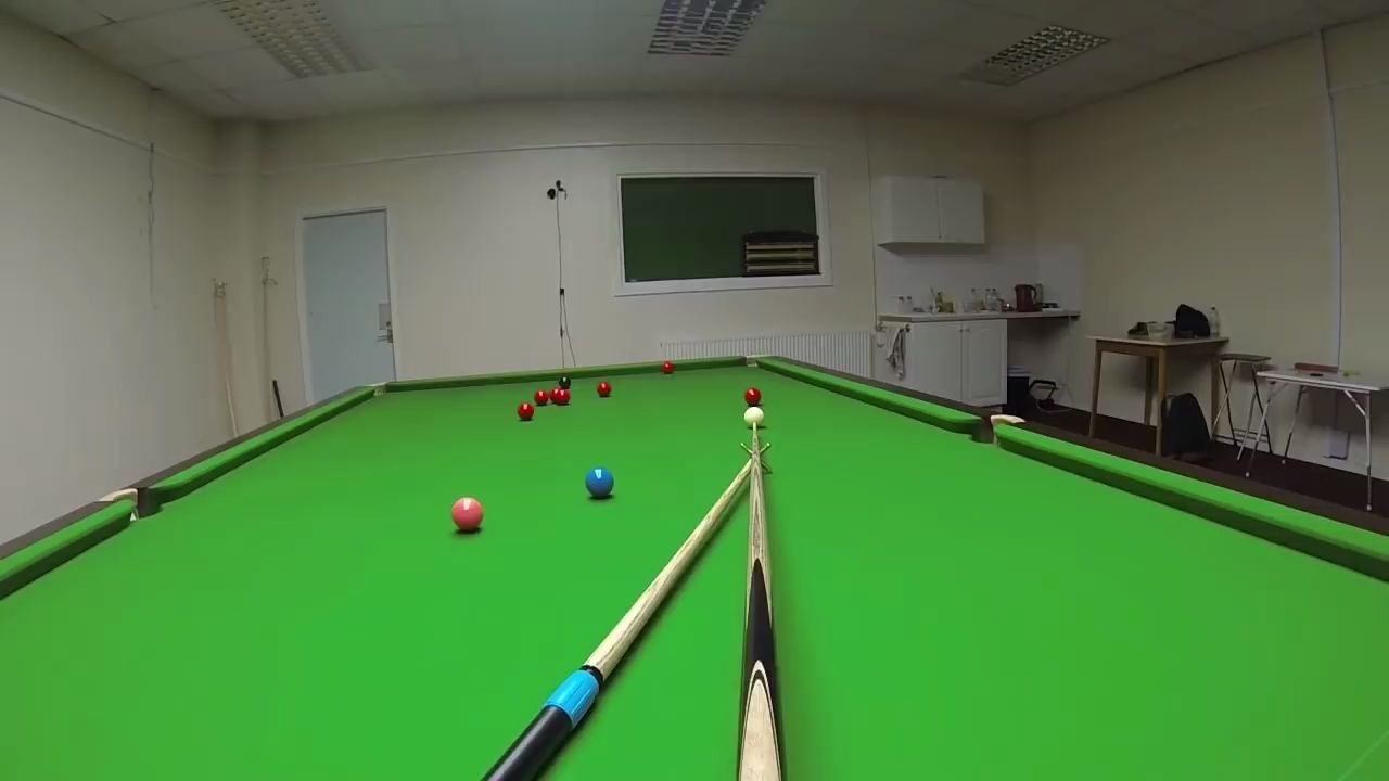 搬运第一视角带你打斯诺克带你打台球