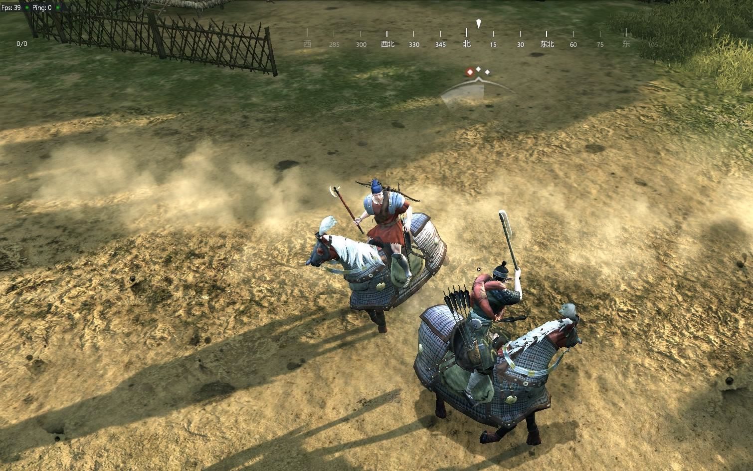 古代版绝地求生 超高技巧的马上对决!第一次马上砍杀敌人!