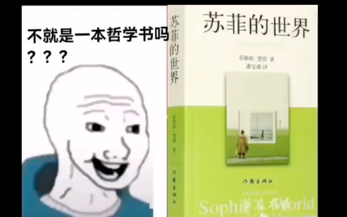 [图]【苏菲的世界】看之前VS看之后（我的哲学启蒙书）