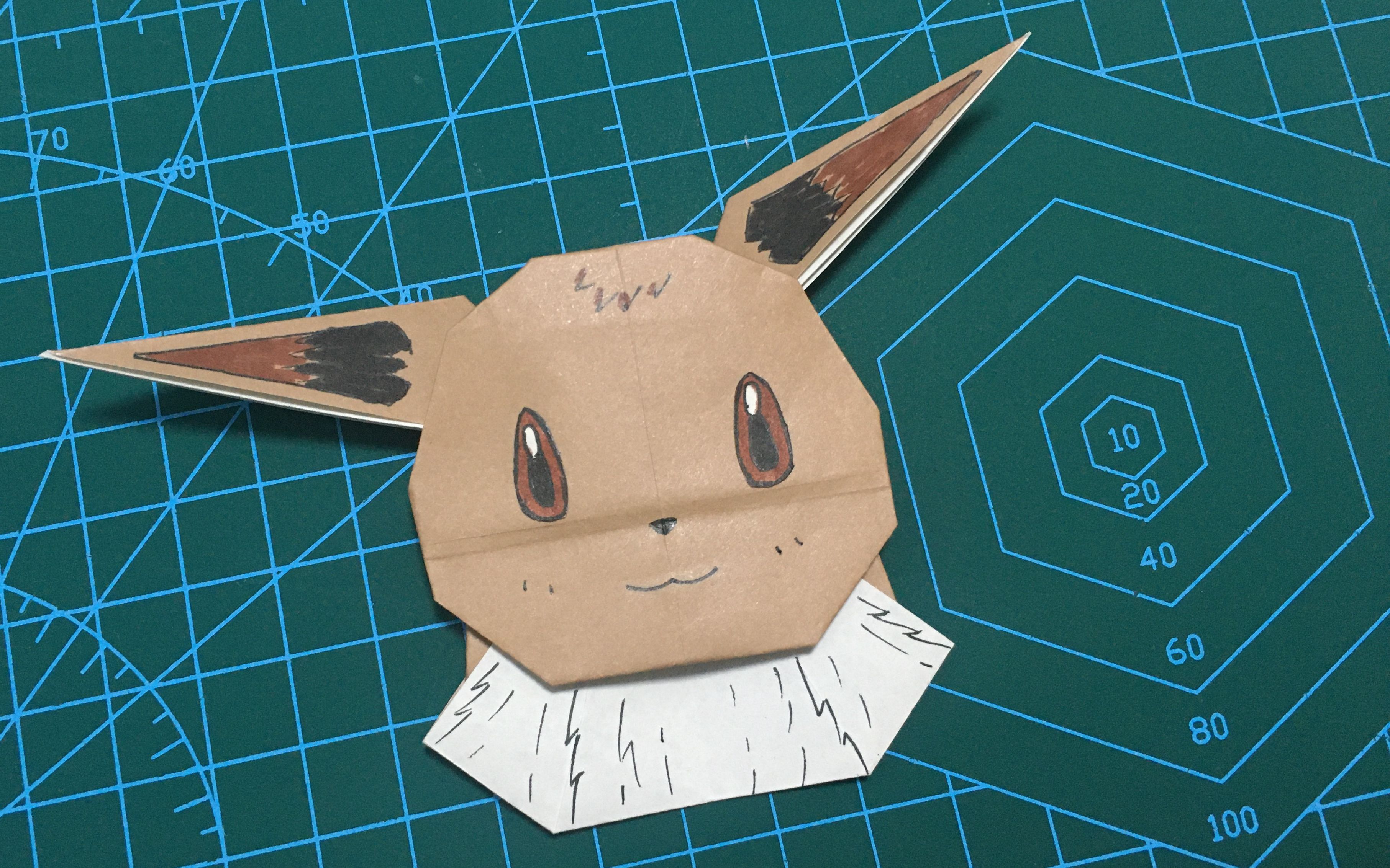 活动作品伊布宝可梦折纸图鉴