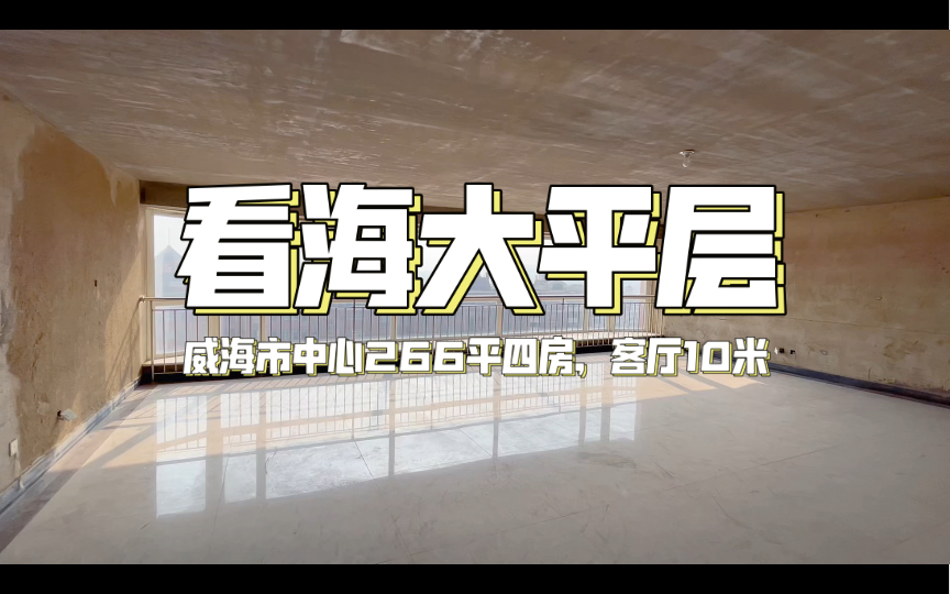 终于在威海市中心拥有理想中的大平层,客厅正是我梦寐以求的哔哩哔哩bilibili