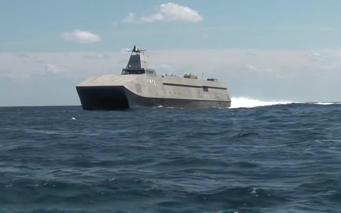 美国海军海上斗士fsf1高速双体船2010