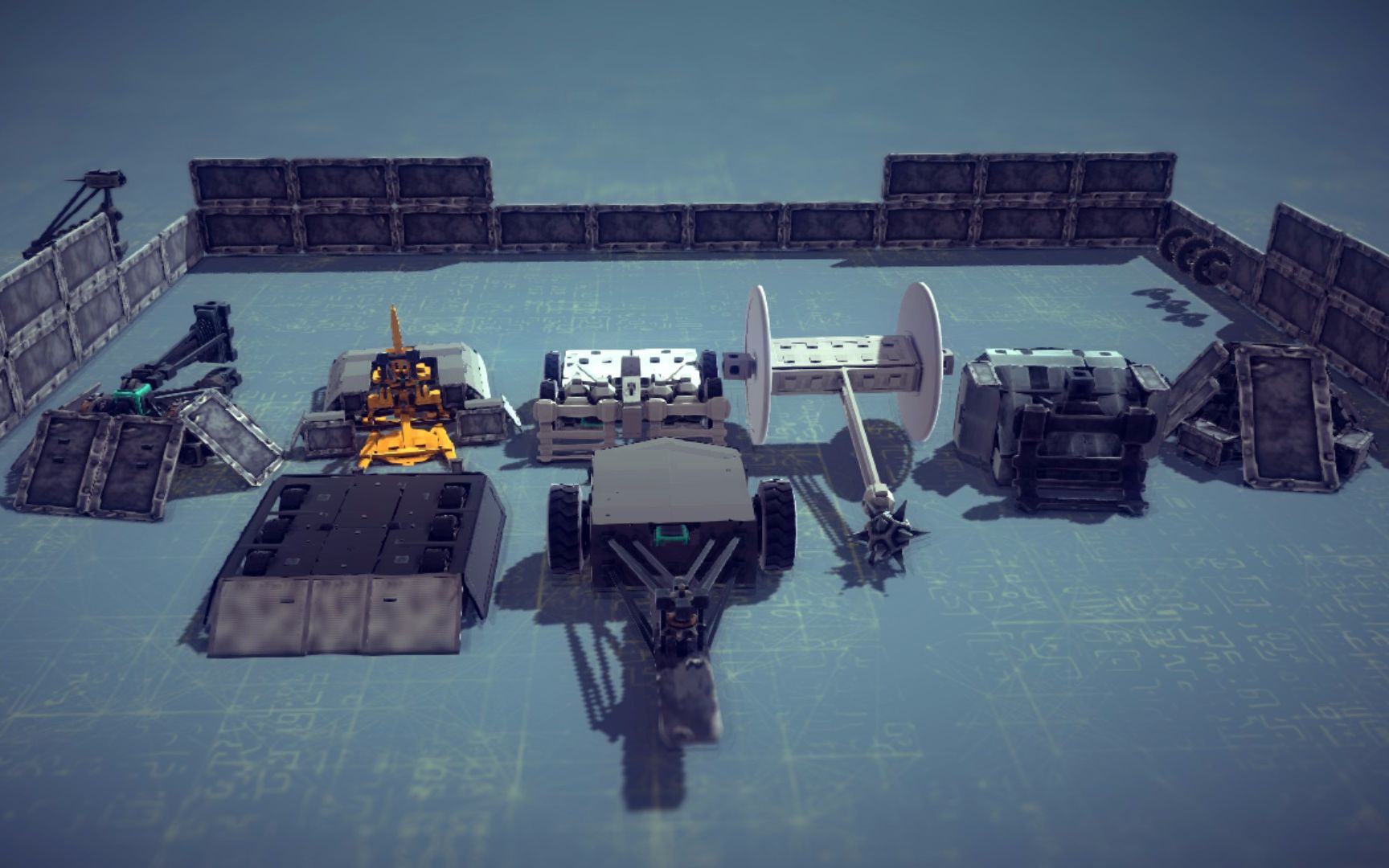 在besiege里面的机器人格斗第二期