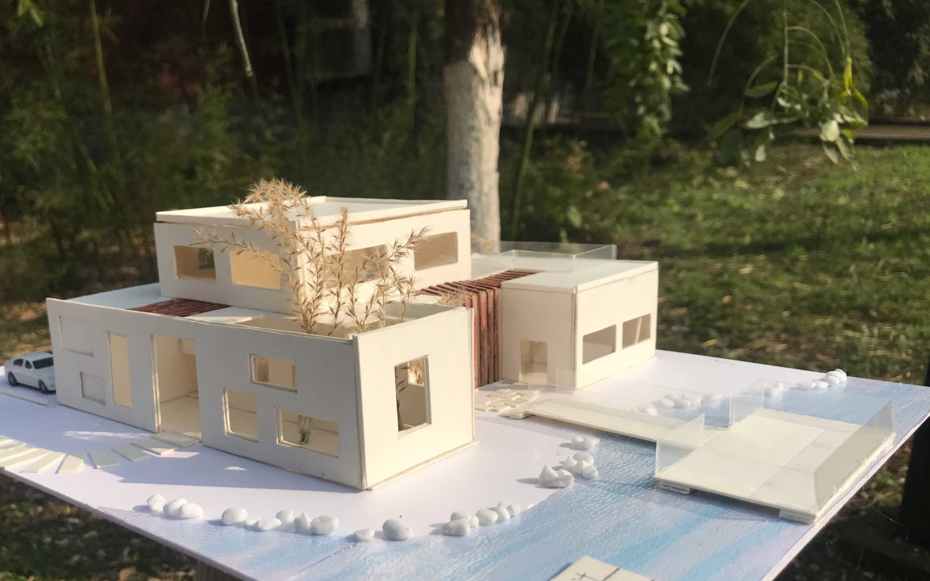 景观生的手工小模型,叮!