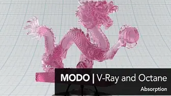 在MODO中使用V-Ray与Octane渲染器(一)透明材质-玻璃和冰_哔哩哔哩_