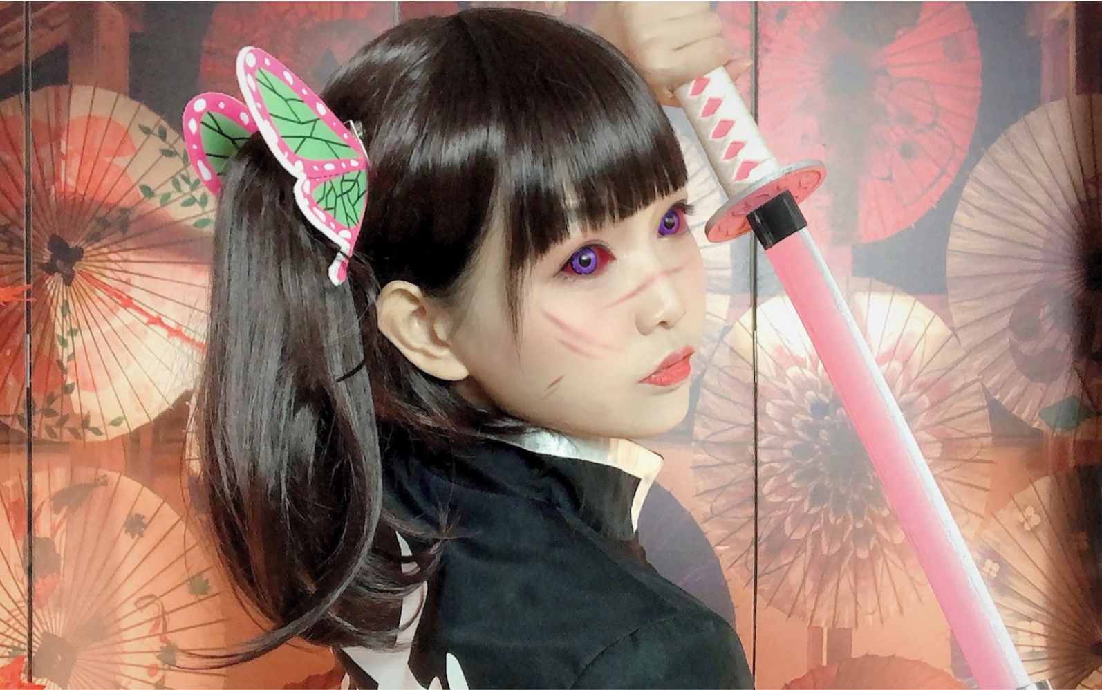 鬼灭之刃粟花落香奈乎cos