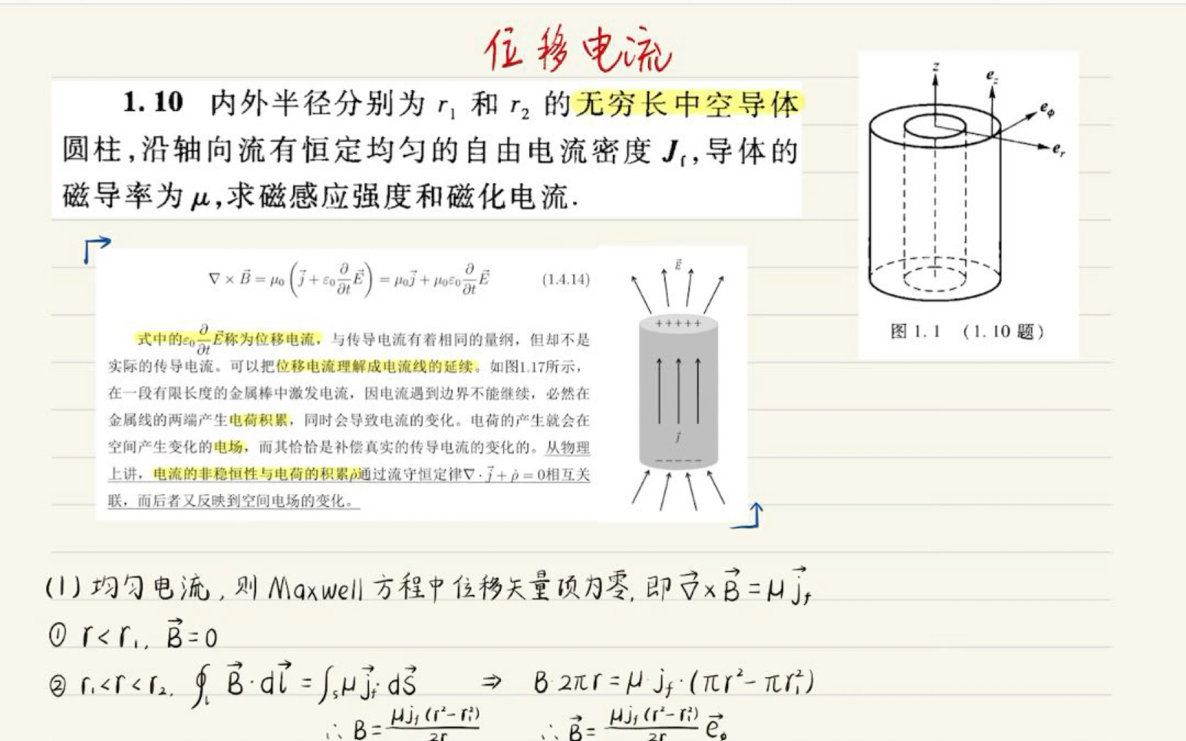 【B站物院の电动力学】「1ⷱ0」位移电流与磁化电流哔哩哔哩bilibili