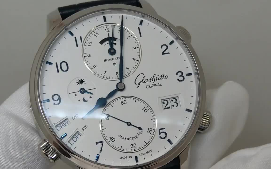 【德国表看世界】GLASHUTTE ORIGINAL 格拉苏蒂原创 Senator Cosmopolite 参议员世界时间腕表哔哩哔哩bilibili