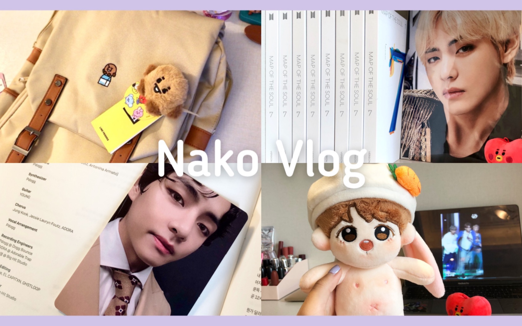 Nako Vlog13|拆快递|逛街|BT21挂链开箱|BT21书包开箱|初一阿米的日常哔哩哔哩bilibili