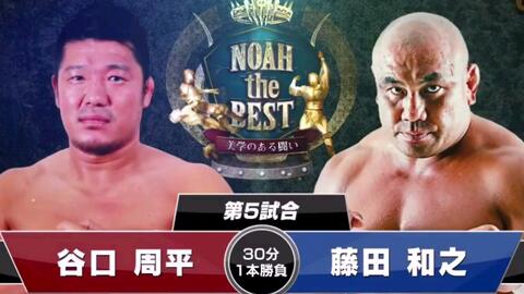 Noah The Best 19 11 02 藤田和之vs 谷口周平 哔哩哔哩