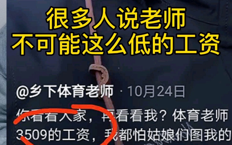 关于老师的工资的血泪史哔哩哔哩bilibili