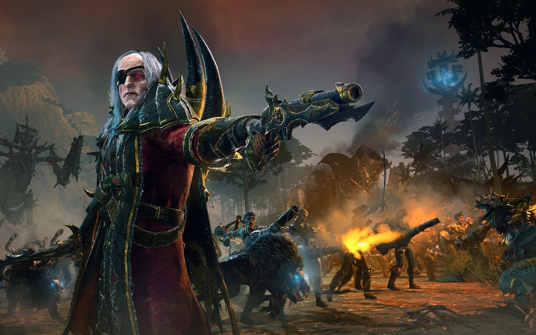 战锤2全面战争吸血鬼海岸内测卢瑟哈肯夺得星铁鱼镖第二期