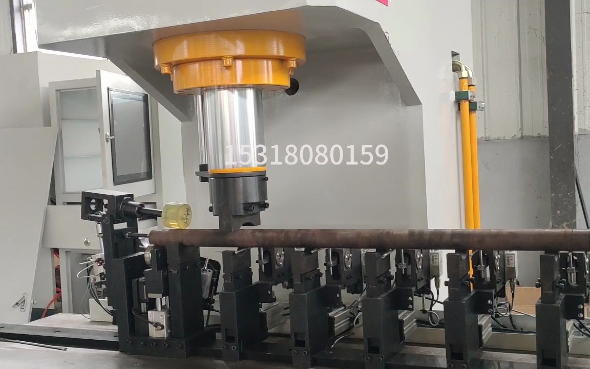 单臂全自动数控校直机 圆钢圆棒自动点矫机 热处理轴类整形调直机