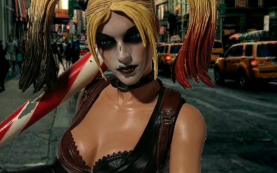 青鱼23胸有沟壑neca18寸小丑女蝙蝠侠阿卡姆之城14手办模玩