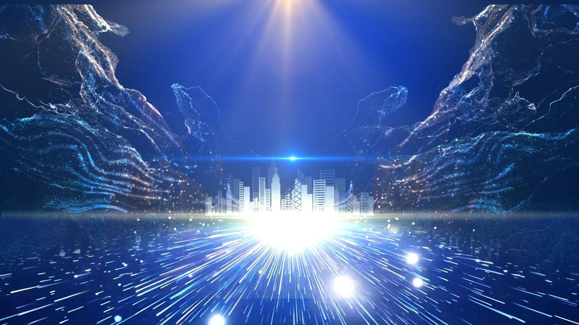 大气科技风格开场片头背景素材,震撼片头素材