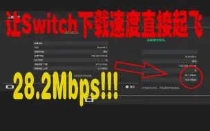 Download Video: Switch DNS设置 ，让472.6Kbps直接起飞到28.2Mbps