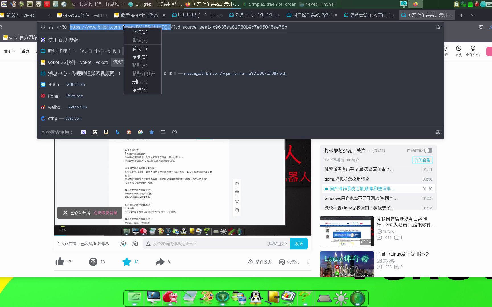 十分好用的视频下载软件ClipGrab,多平台视频转换工具,windows和linux都可用哔哩哔哩bilibili