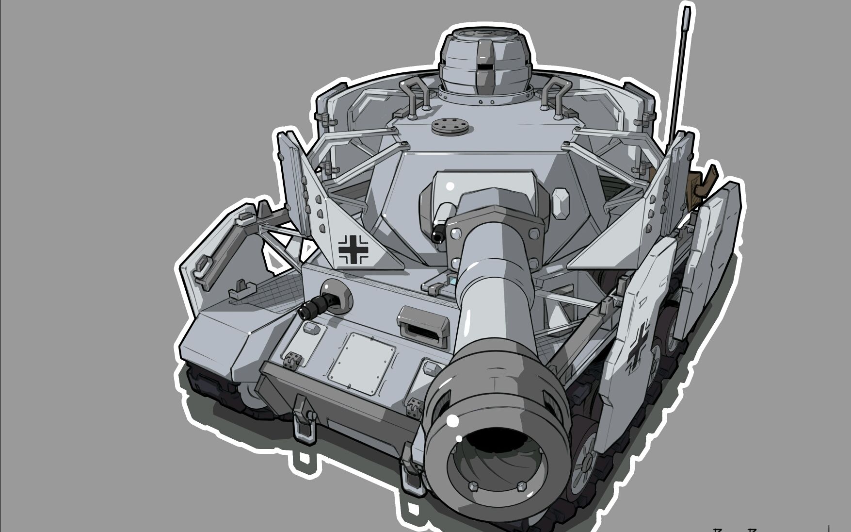 萌新手炮实况【2】德国中坦pz.