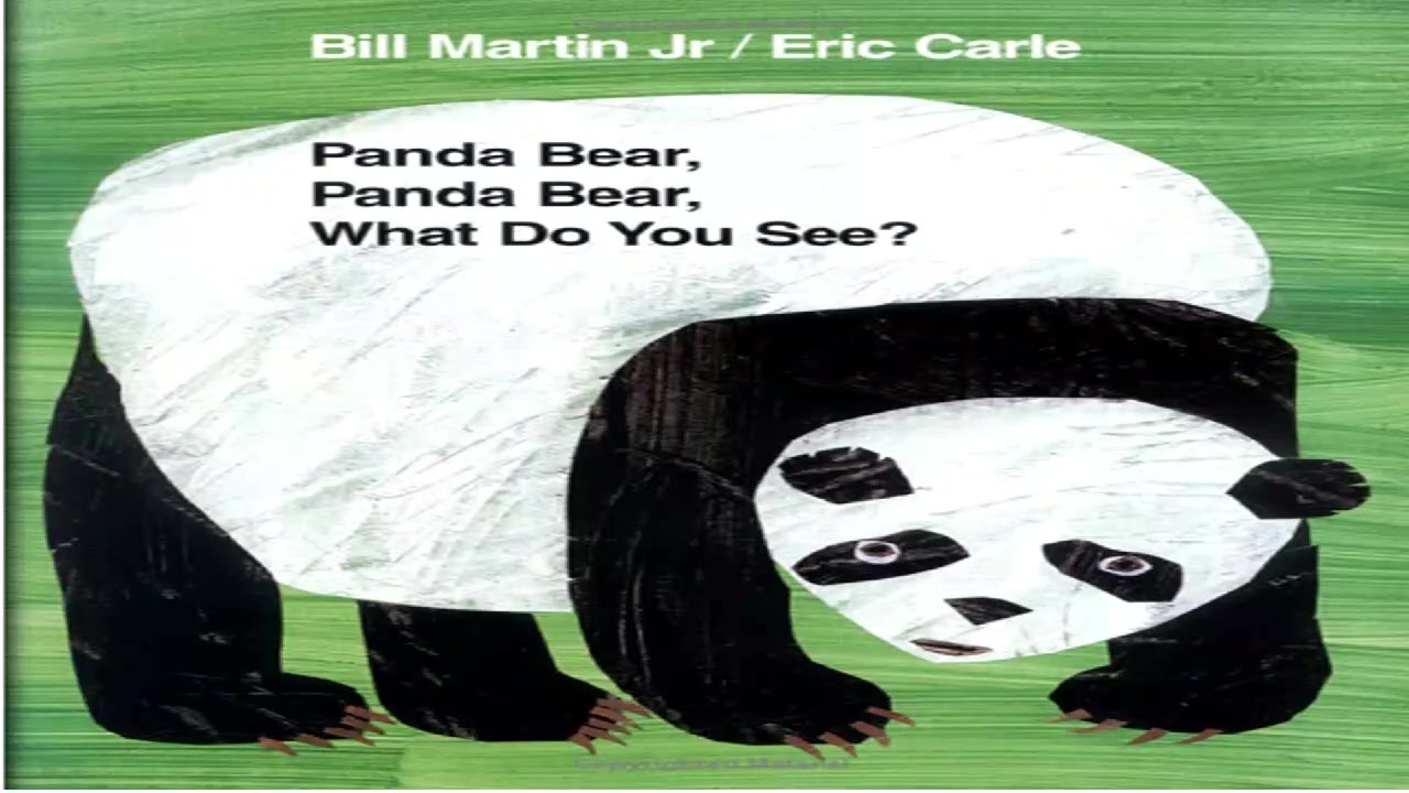 【每日绘本】panda bear,panda bear,what do you see?
