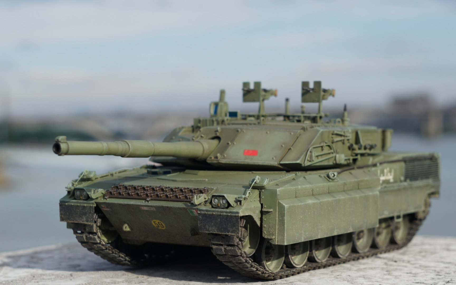 意大利c1公羊坦克附加装甲型 小号手00394