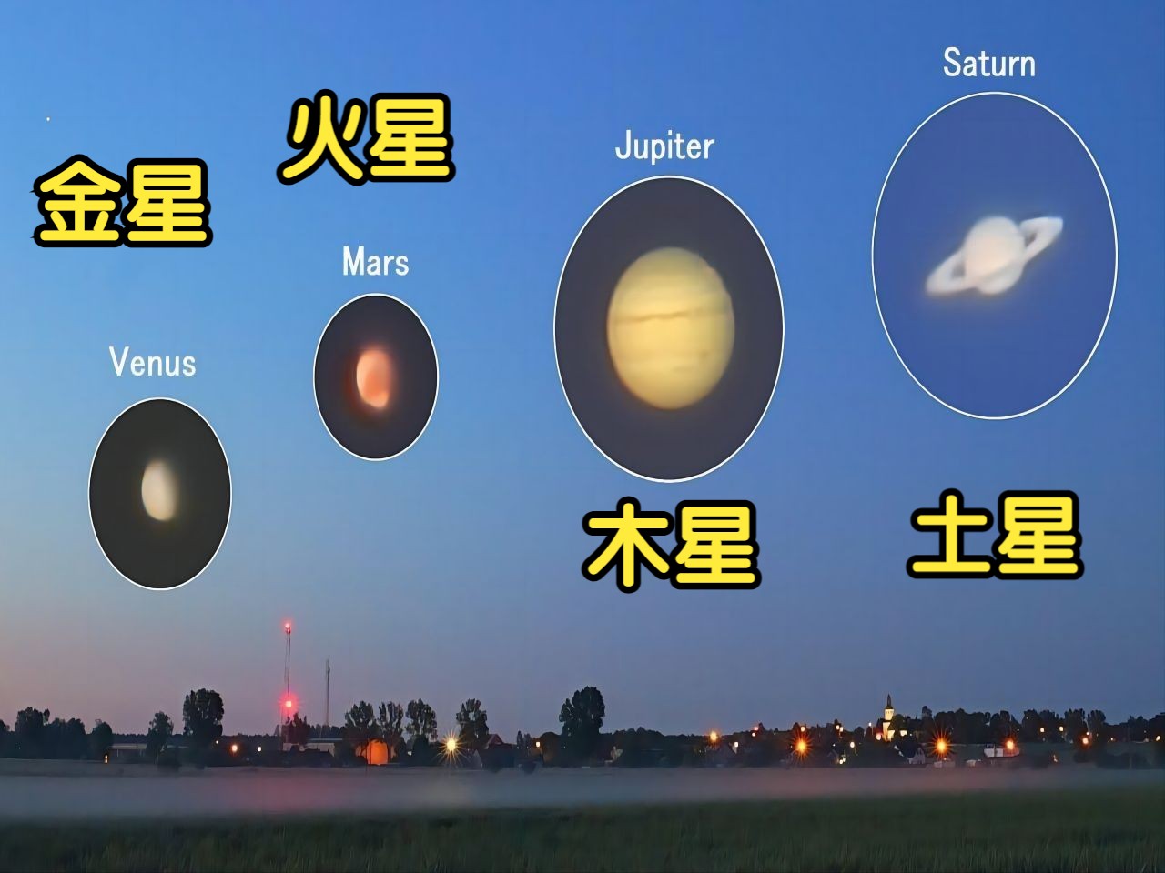 尼康P1000相机在白天肉眼观测金星,火星,木星,土星哔哩哔哩bilibili