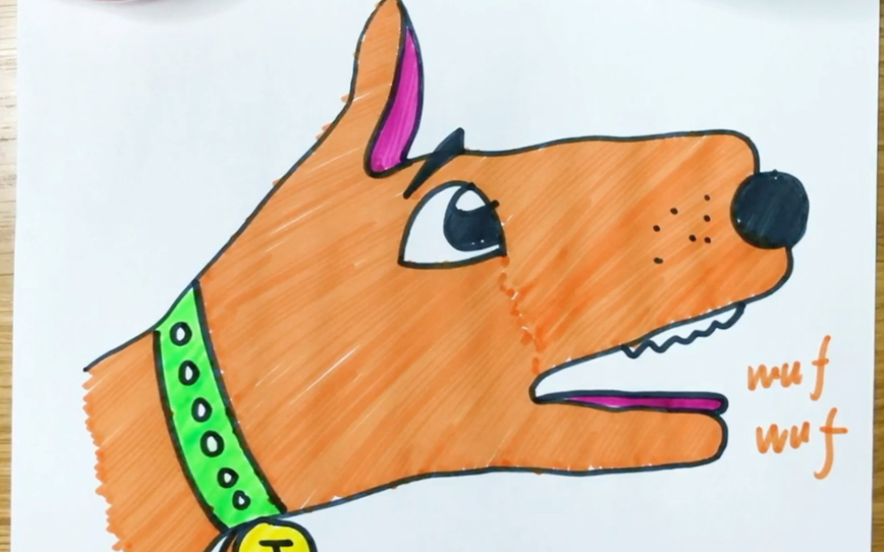 手指上的动物园可爱的小狗