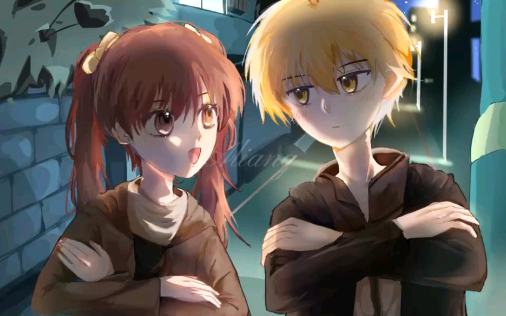 长达一分钟的玩偶游戏七夕贺图[羽纱cp向]