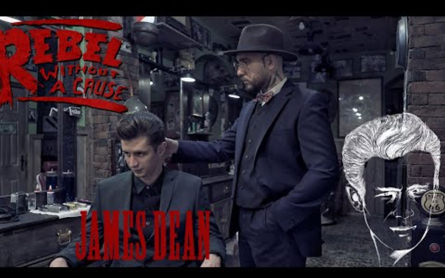 JAMES DEAN 发型  无因的反叛  庞毕度头 POMPADOUR哔哩哔哩bilibili