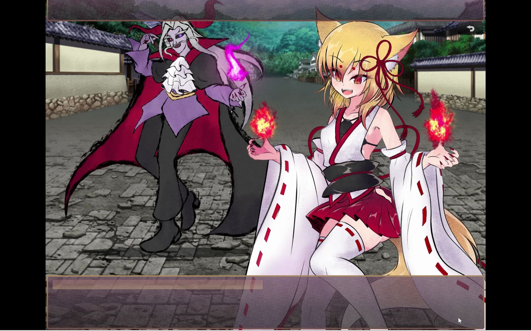 【爆款超赞人设手绘风超多内容rpg】狐神封银錄 狐神封银录 v1.