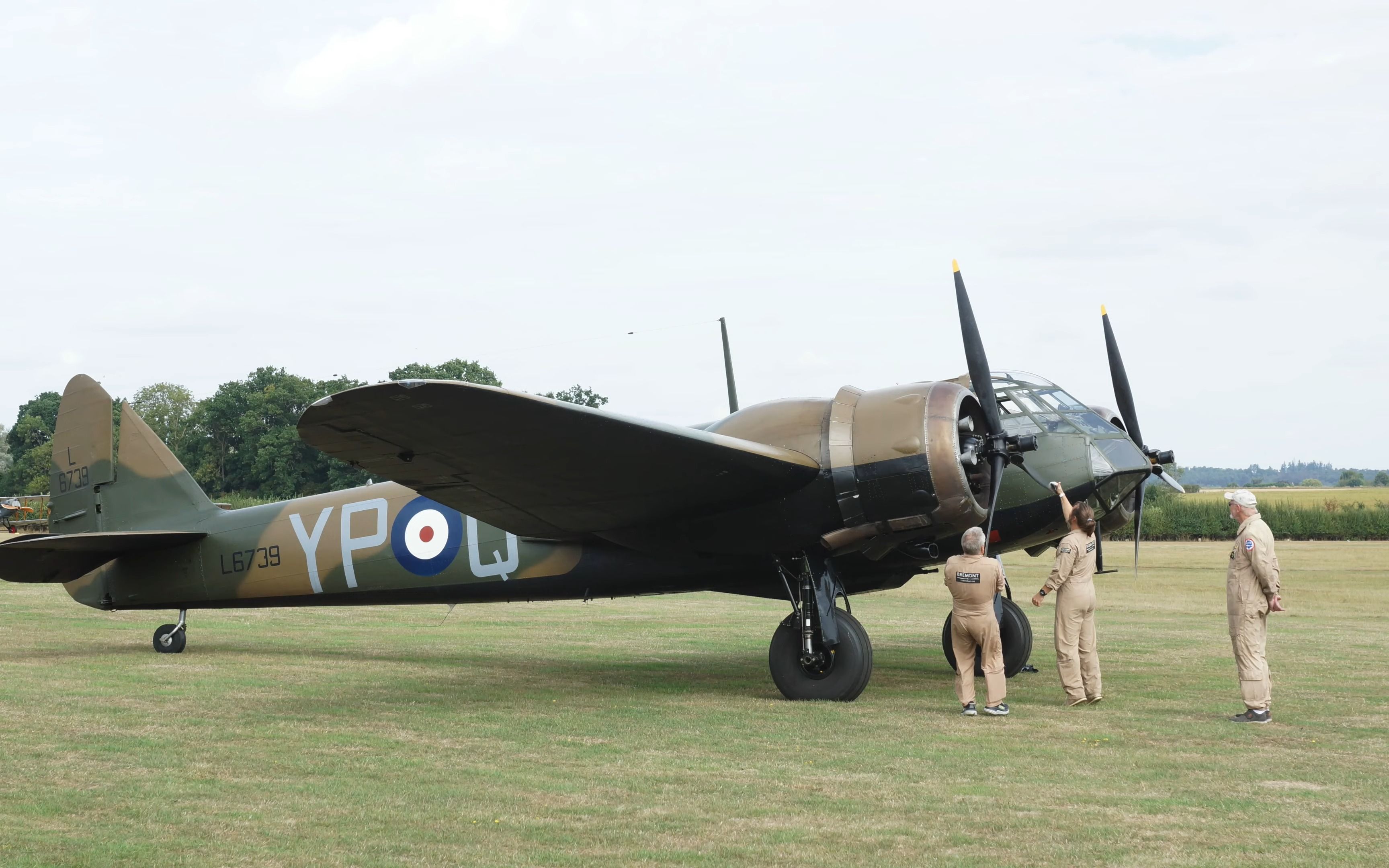 英国布里斯托尔布伦海姆轰炸机(Bristol Blenheim)英国2022年航展哔哩哔哩bilibili