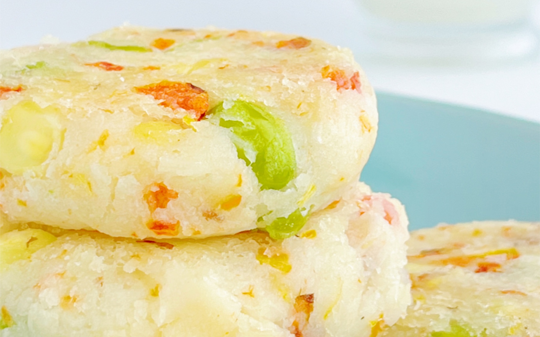 玉米山药饼:口感细腻软糯,适合小朋友的主食之一._哔哩哔哩_bilibili