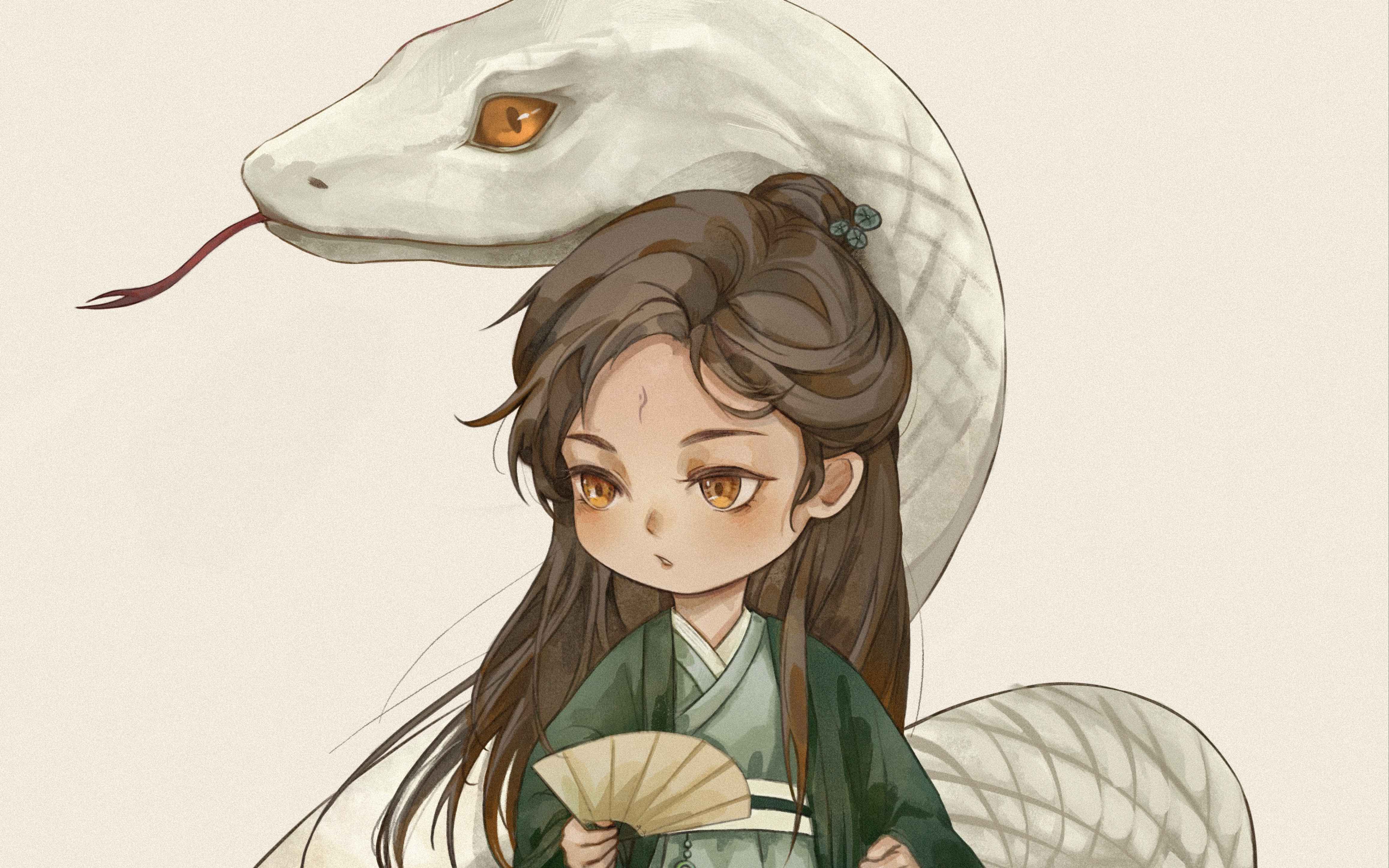 【procreate古风q版角色】第一次画古风qq人