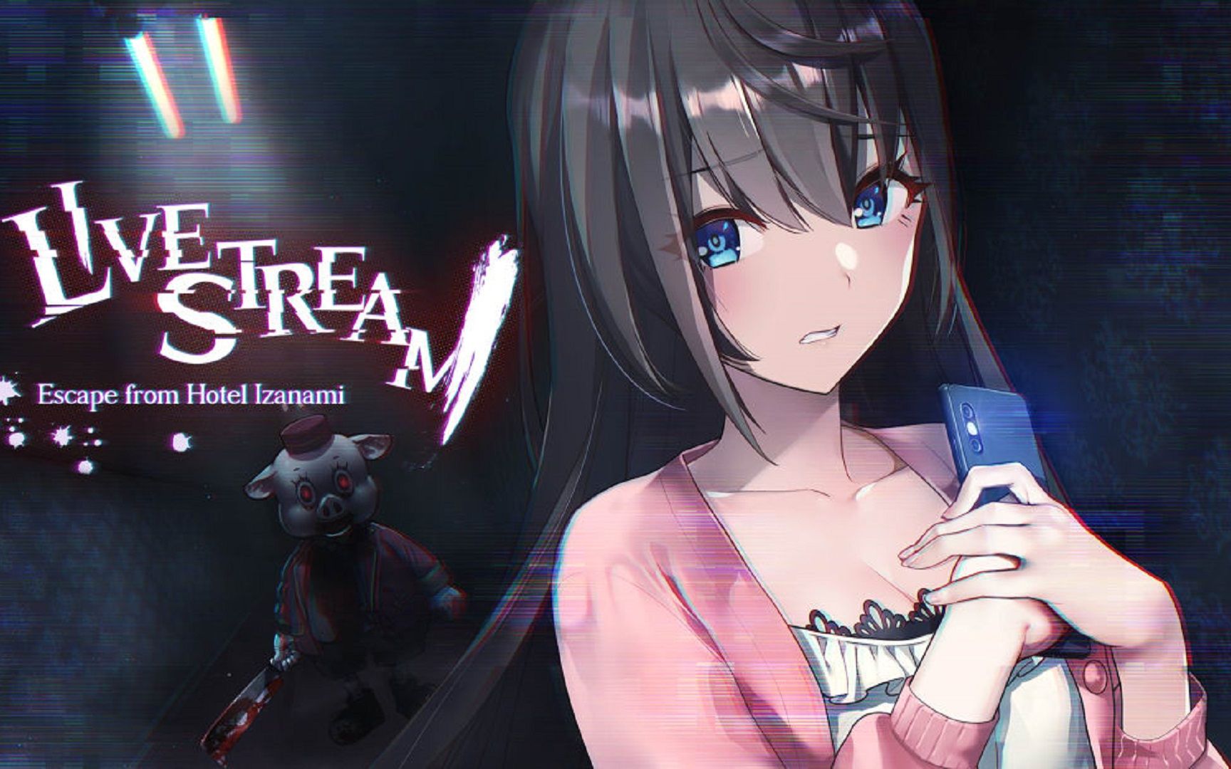 ns新游《探灵直播》中文试玩,美少女夜闯闹鬼酒店搞直播?