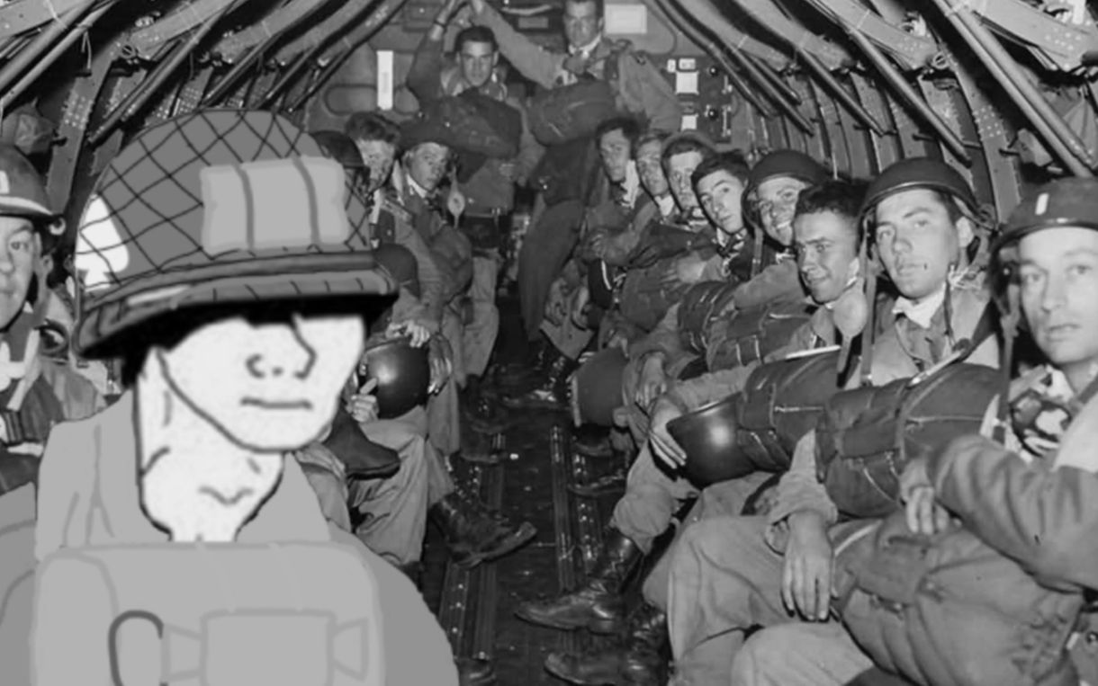 [图]Blood opon the risers but your Douglas C47 gets hit by flak and start