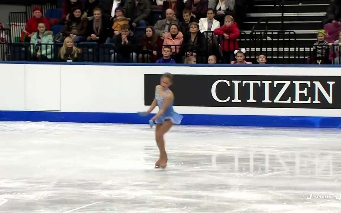 【尤利娅ⷥˆ香𜨌襍ᥨ…】2012 World Junior Championships  Yulia Lipnitskaya FS (JPN)哔哩哔哩bilibili