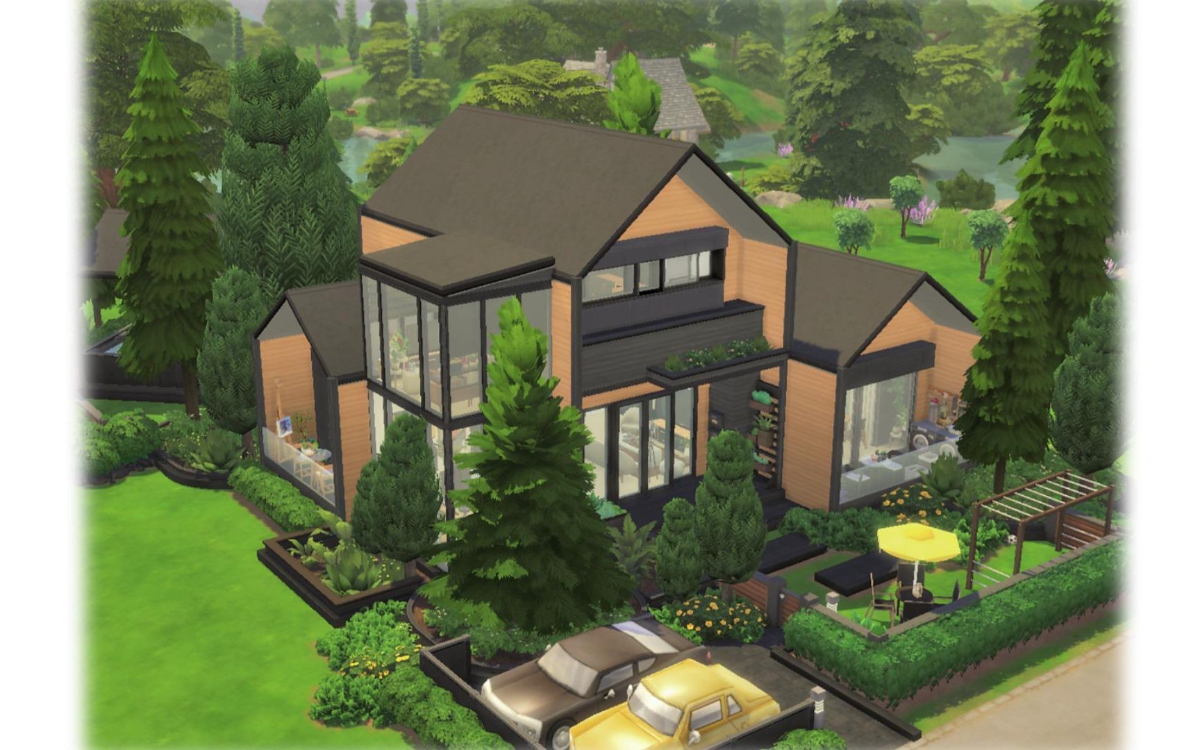 现代风房屋93 | 模拟人生4 | the sims 4 | 速建 | nocc_单机游戏