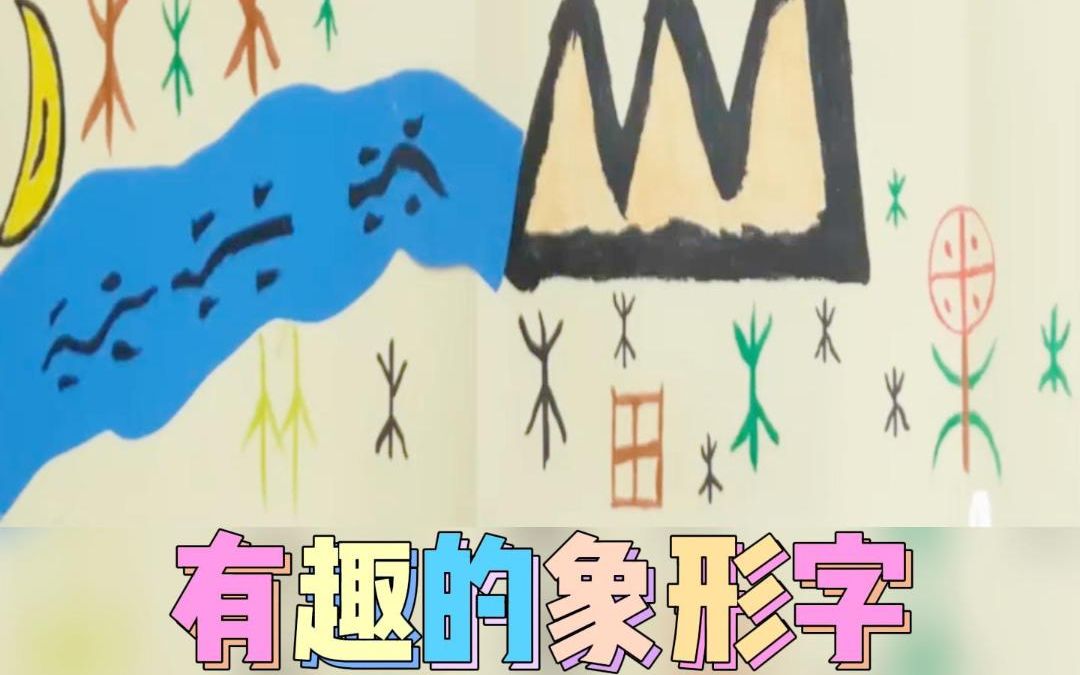 [图]幼儿园公开课大班语言活动《有趣的象形字》