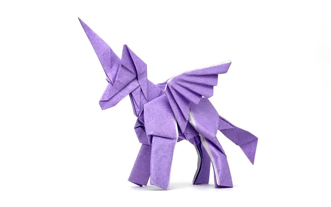 折纸 搬运 独角兽_哔哩哔哩 (゜-゜)つロ 干杯~-bilibili