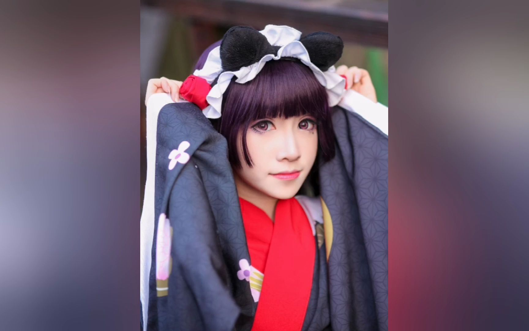 cosplay汐纸纸五更琉璃猫耳和服