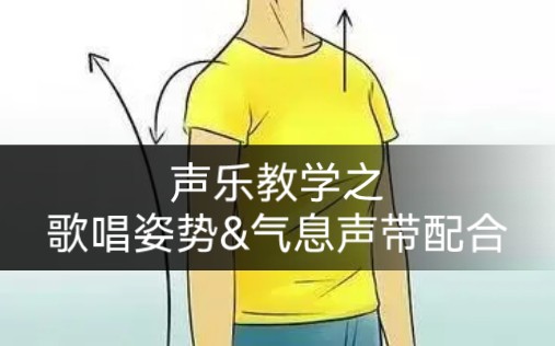 【零基礎直播課】聲樂教學之歌唱姿勢和氣息聲帶配合