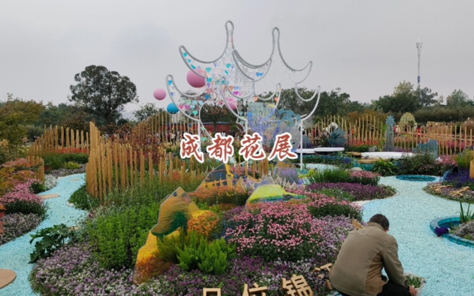 成都花展,凤凰山1号公园哔哩哔哩bilibili