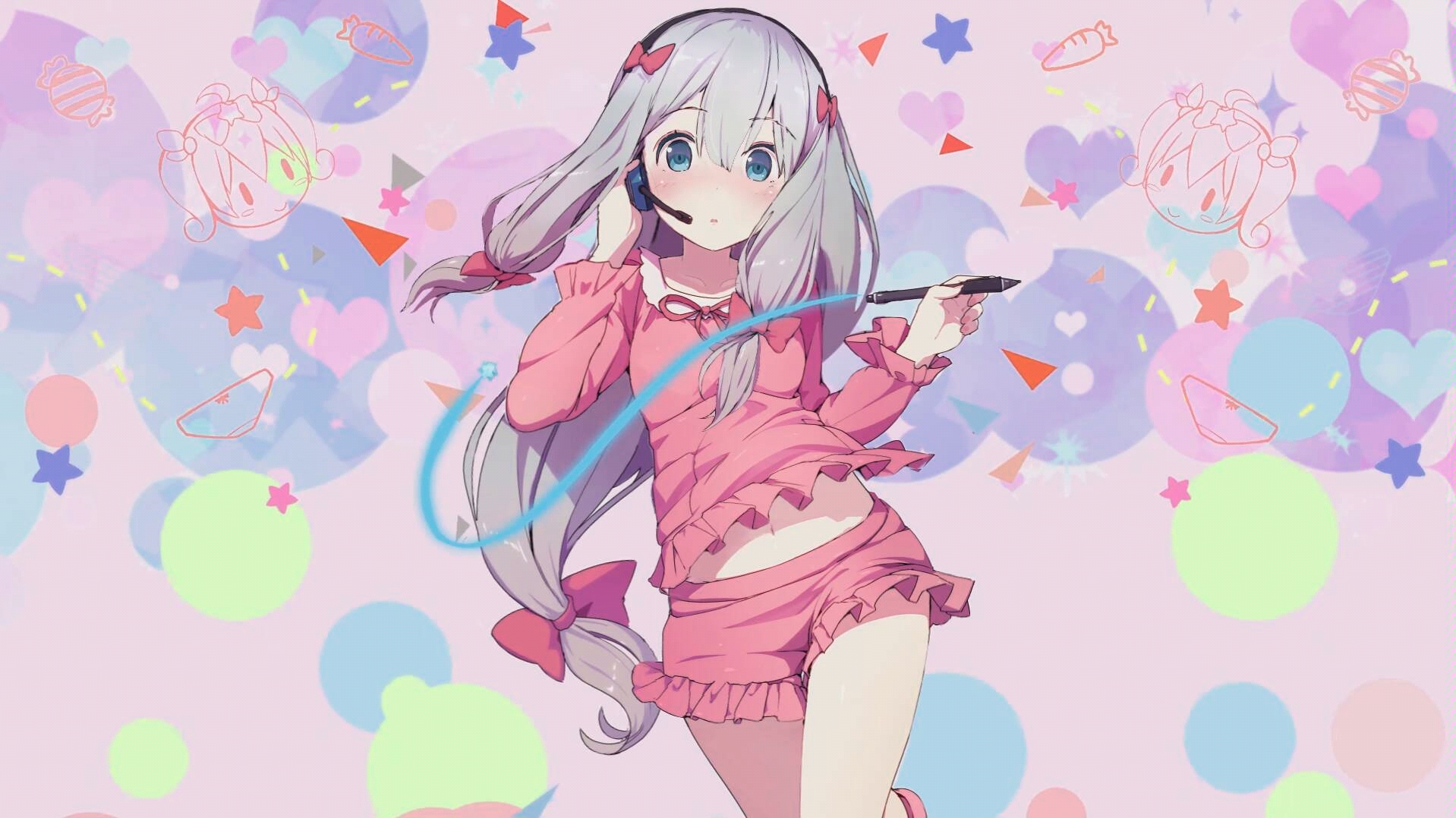 纱雾壁纸bilibili-千图网