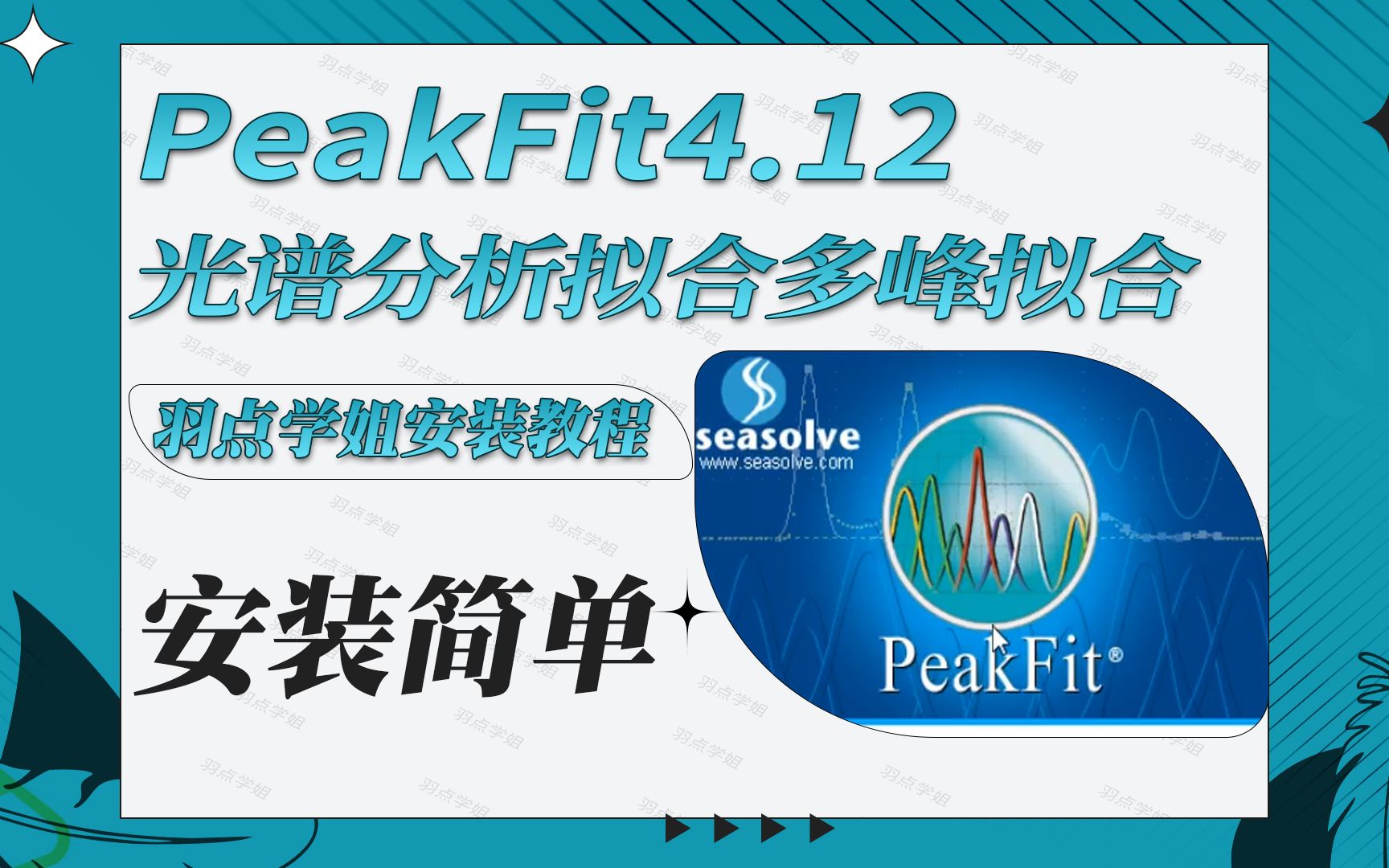 PeakFit4.12光谱分析拟合软件多峰拟合哔哩哔哩bilibili