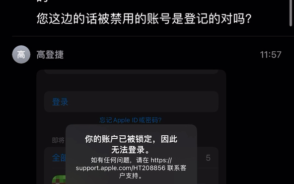 遇到外区ID被禁用该怎么办,看看apple客服怎么解决的哔哩哔哩bilibili