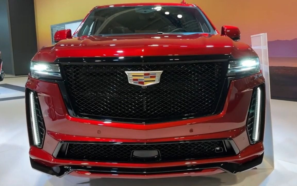 全方位实拍682马力野兽!2023款凯迪拉克凯雷德v!